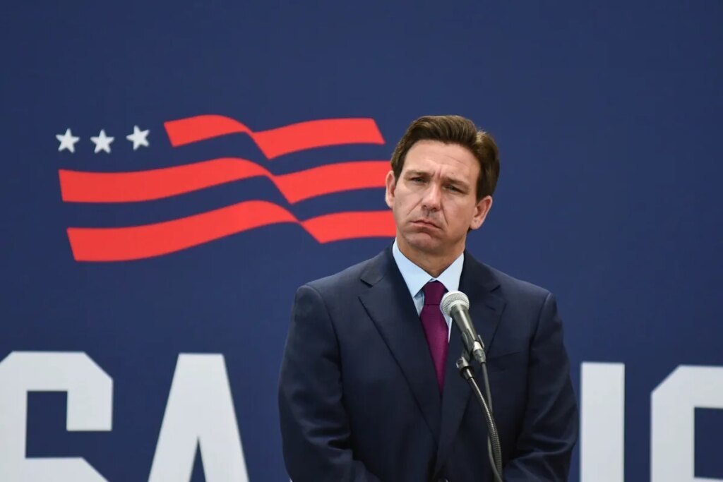 Florida Republicans ask court to ban advertisement about DeSantis’ charity scandal