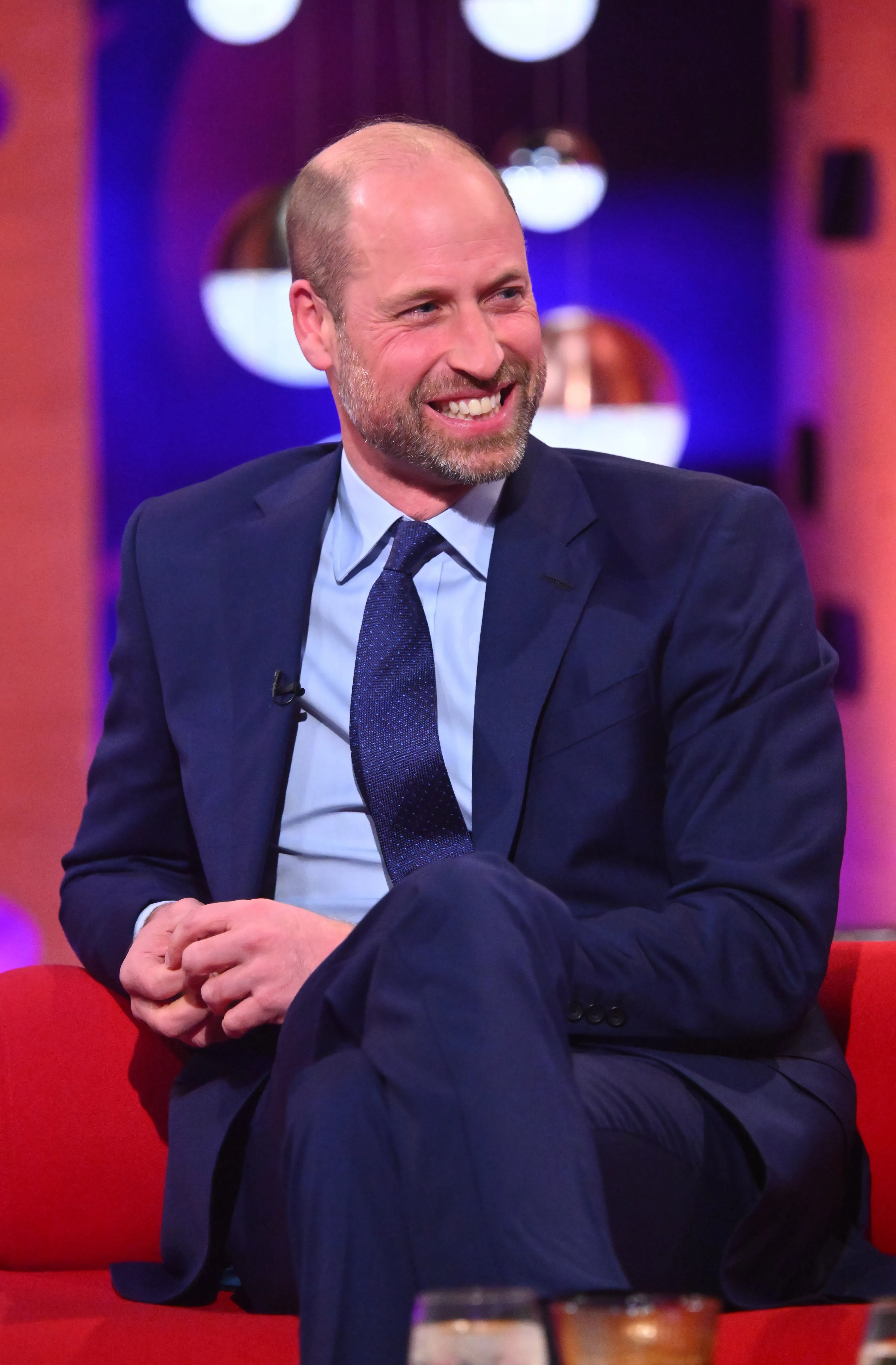 Prince William appearing on 'The Graham Norton Show'.