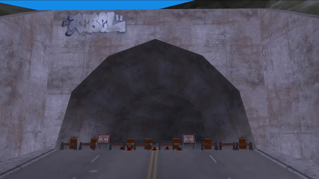 GTA 3 Blocked Tunnel