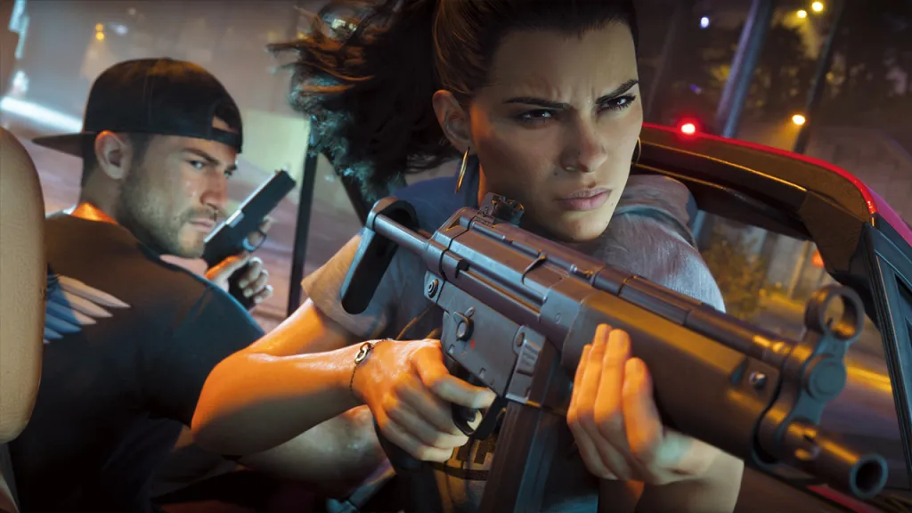 GTA 6 Edge Magazine Screenshot Lucia Gun