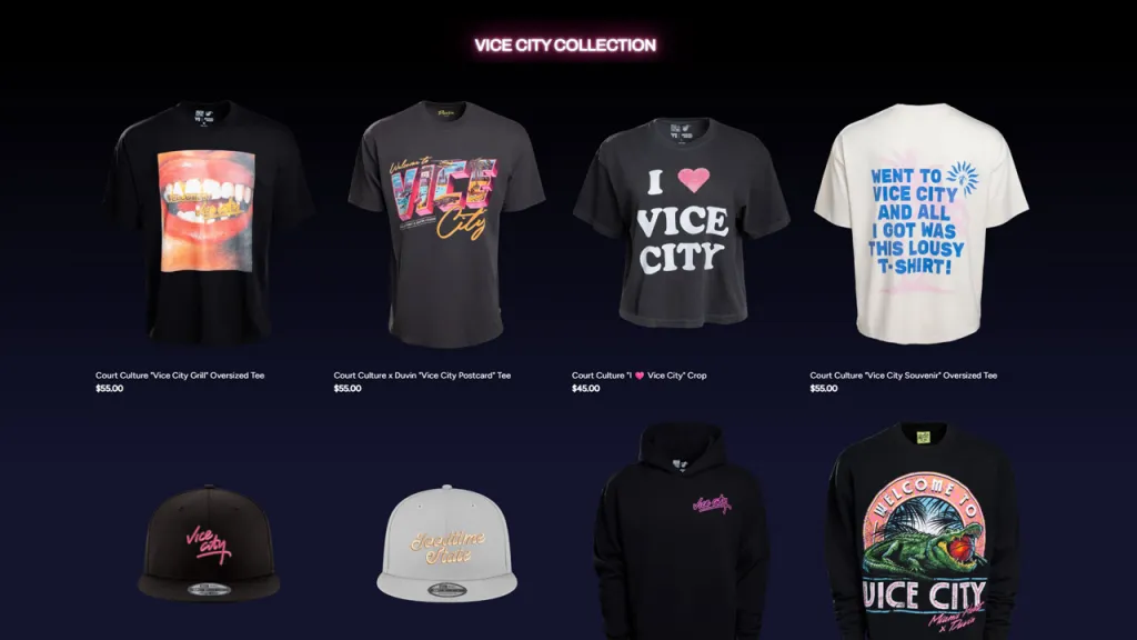 GTA 6 Merch Vice City Collection