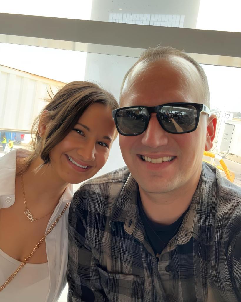 Gypsy Rose Blanchard and Ken Urker posing for a selfie together.