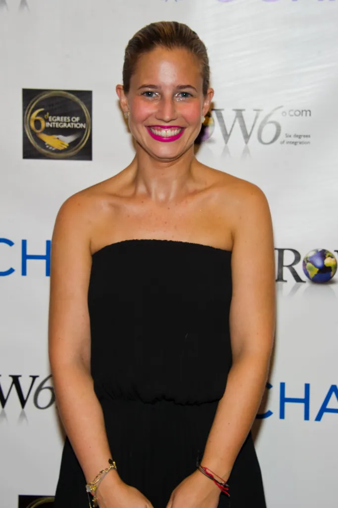 Handbag designer Emily Gellis attends the Row6: Six Degrees of Integration exhibition opening.