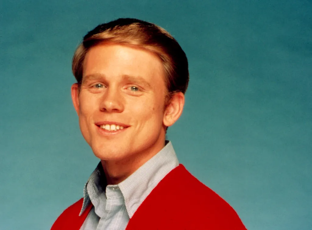 Portrait of Ron Howard as Richie Cunningham from the television series Happy Days.