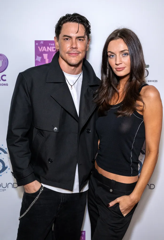 Television personality Tom Sandoval and model Victoria Lee Robinson attending a book release party.