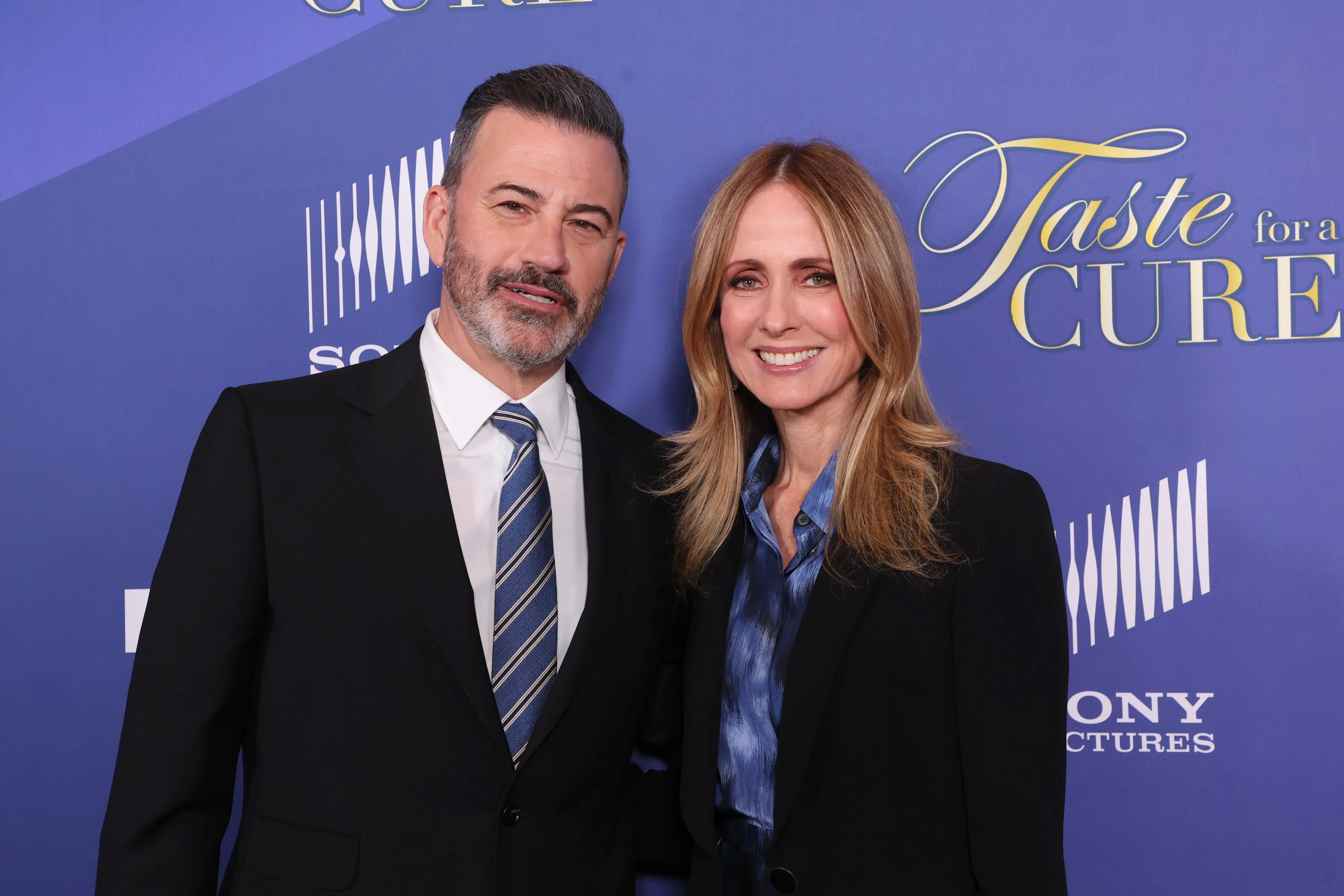 Jimmy Kimmel and Dana Walden pose together at the 28th Annual Taste For A Cure.