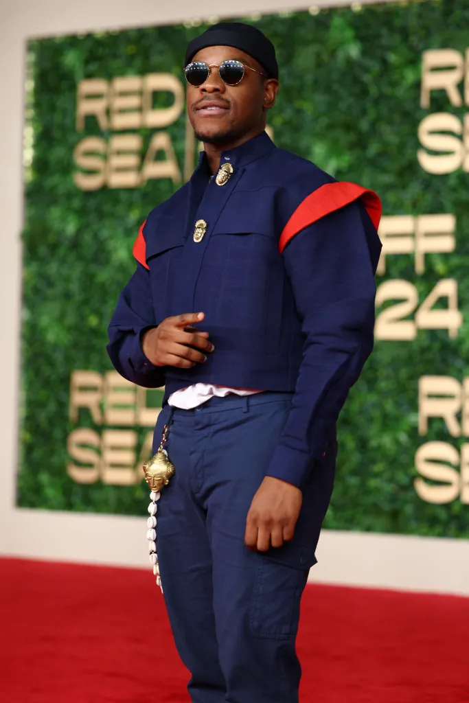 John Boyega attends the Closing Night Red Carpet at the Red Sea International Film Festival.