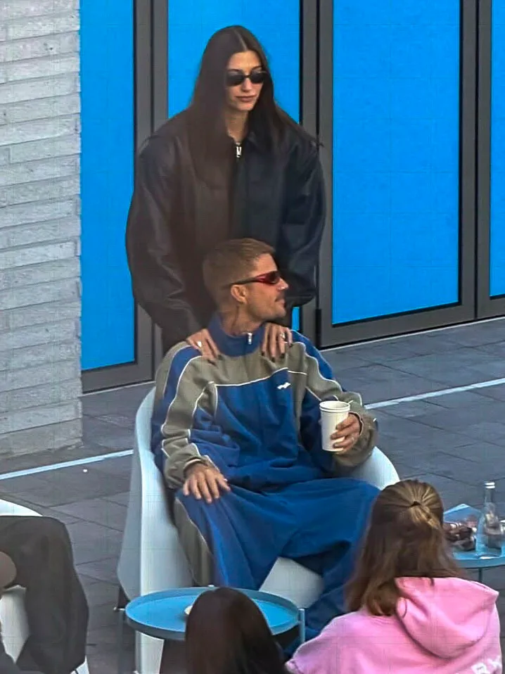 Justin and Hailey Bieber in Seoul, South Korea.