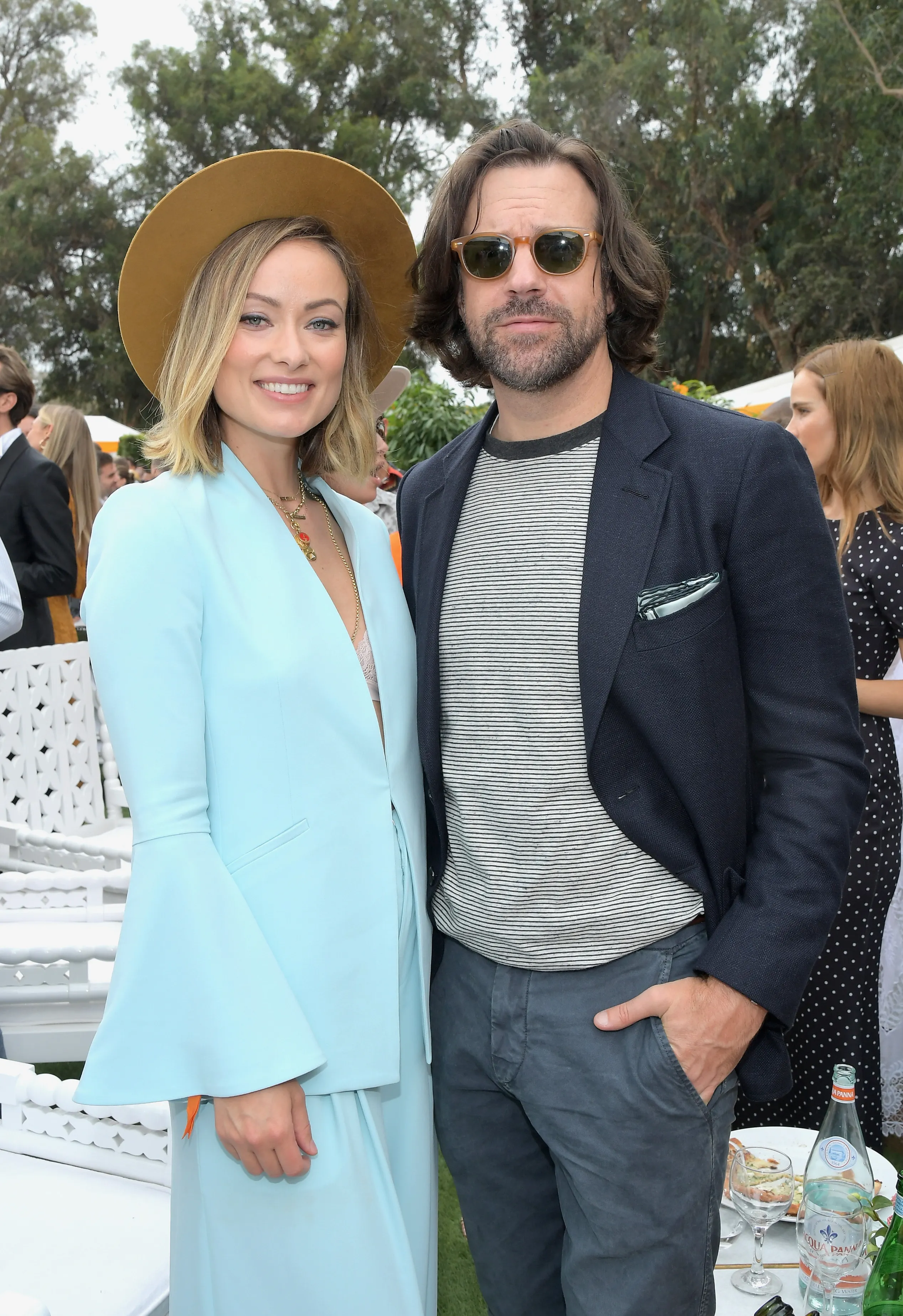 Olivia Wilde and Jason Sudeikis attending the Ninth-Annual Veuve Clicquot Polo Classic Los Angeles.