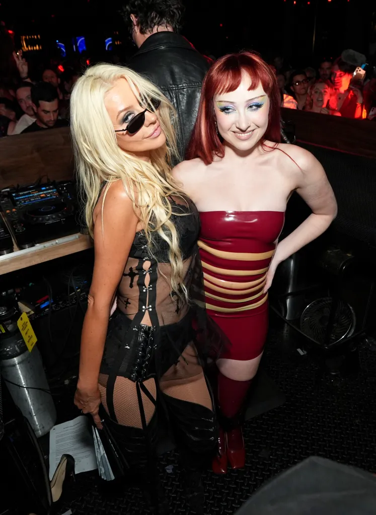 Christina Aguilera and Chappell Roan attend MISTR's 2nd Annual National PrEP Day at The Abbey.