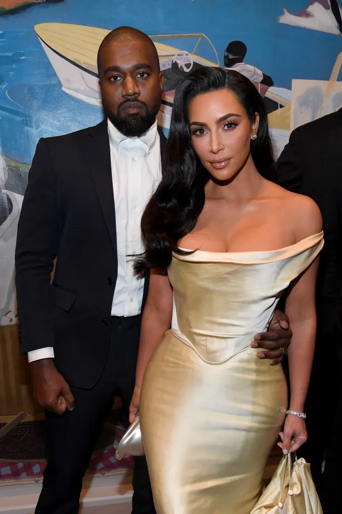 Kanye West and Kim Kardashian West attend Sean Combs 50th Birthday Bash.