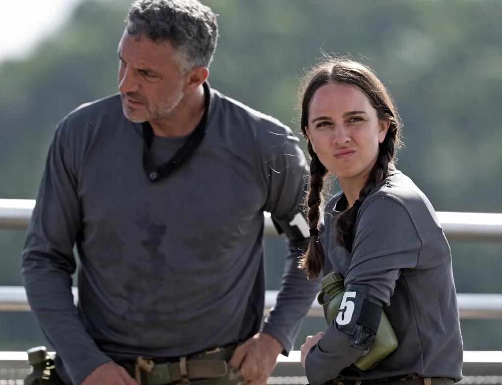 Mauricio Umansky and Alexia Umansky participating in Special Forces: World's Toughest Test.