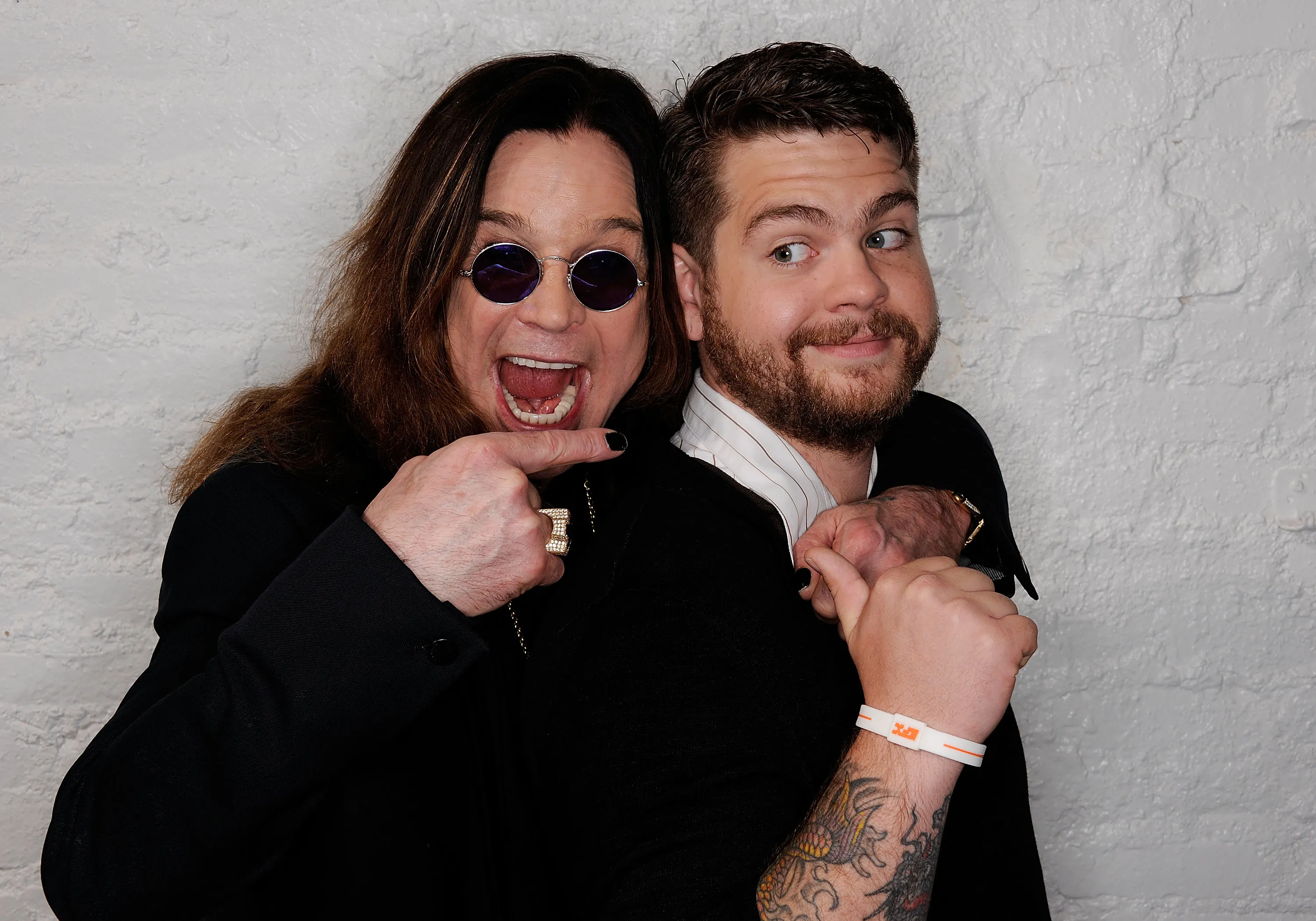 Ozzy Osbourne and his son, Jack Osbourne, in an April 2011 photo at the Tribeca Film Festival in New York City.