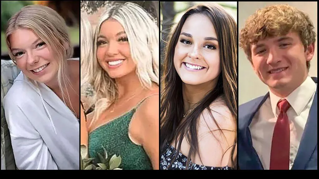 Collage of University of Idaho students Madison Mogen, Kaylee Goncalves, Xana Kernodle and Ethan Chapin.