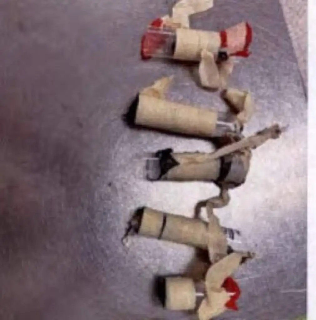 The containers were wrapped in tape and tucked inside black pockets sewn into his underwear, according to the complaint.