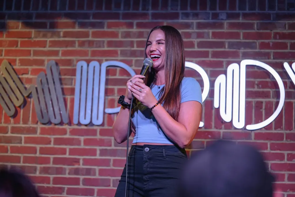 Stand-up comedian Mandy Martino was among the performers whose jokes were stolen by AI-generated Instagram influencer Aylen Skye.