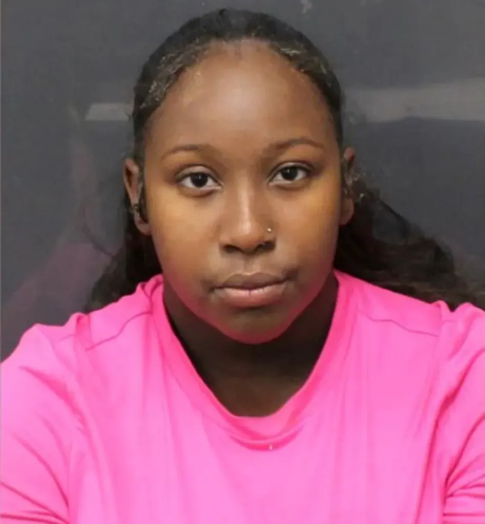 Mugshot of Mia Dawson.