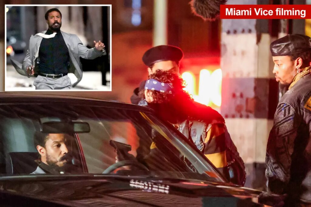 Knife-wielding man arrested after clashing with crew member on NYC  film set of ‘Miami Vice ‘85’: police