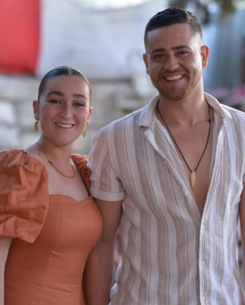 Miriam Ohayon and her brother, Evyatar.