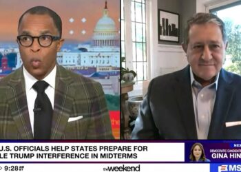 ‘Sorry to interrupt’: ‘Belligerent’ MS NOW host cuts off Dem for downplaying Trump threat