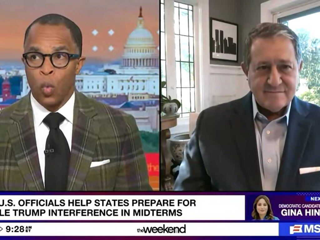 ‘Sorry to interrupt’: ‘Belligerent’ MS NOW host cuts off Dem for downplaying Trump threat