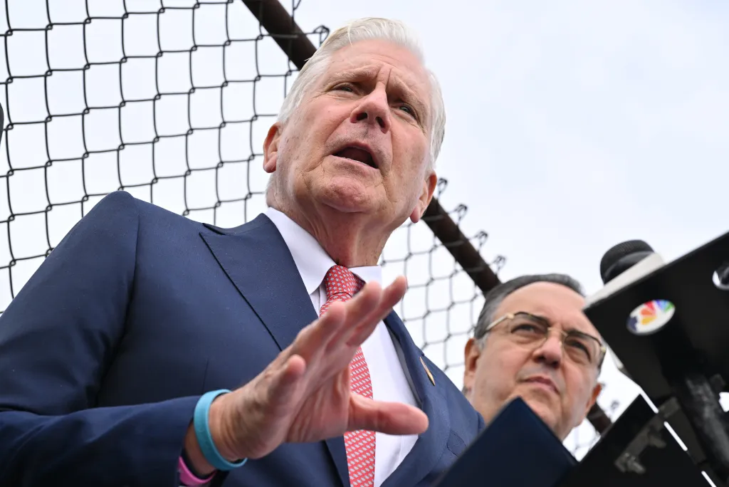 Nassau County Executive Bruce Blakeman vowed to ban transgender students from girls' school bathrooms and locker rooms statewide if he’s elected New York's governor in November.