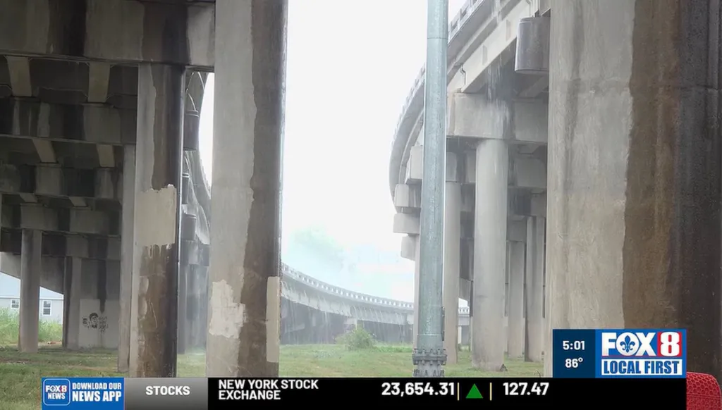 Daniels died from her injuries after falling from the elevated highway, officials said.