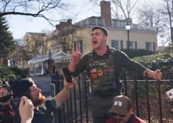 Pardoned J6 rioter’s ‘Crusader March’ explodes into chaos as Nazis crash his party