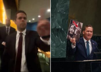 Cuban official accused of shoving US diplomat during Mike Waltz’s shouting match at UN to be kicked out of US: ‘He’s gone’