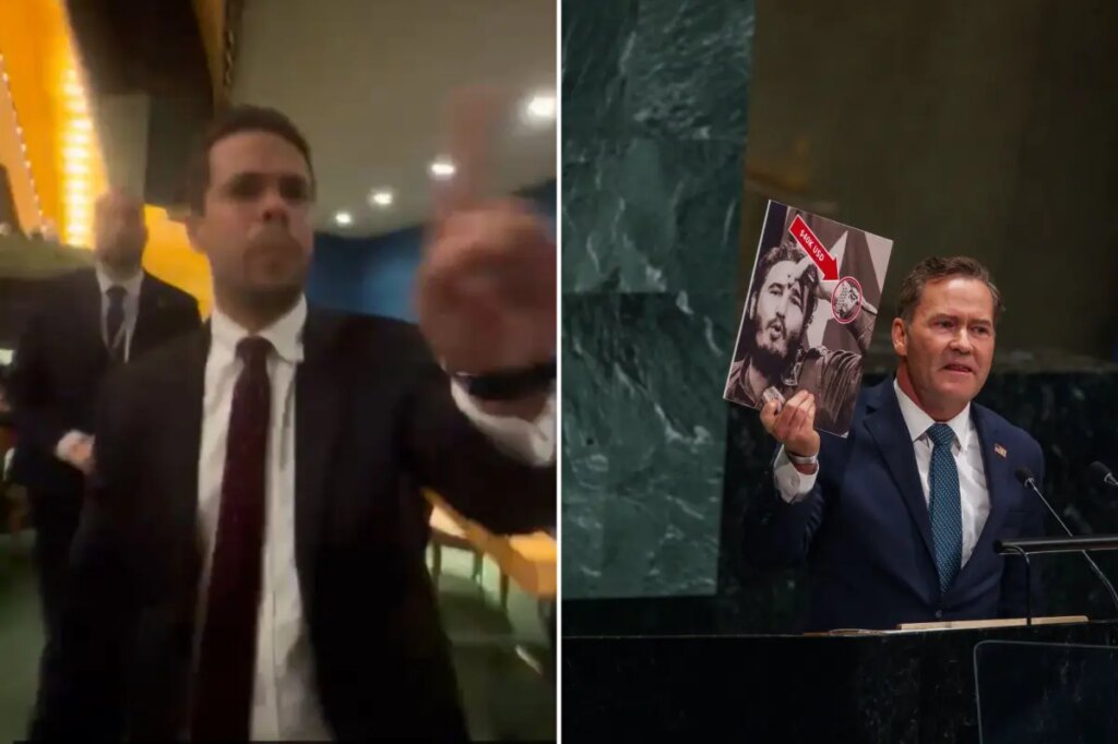Cuban official accused of shoving US diplomat during Mike Waltz’s shouting match at UN to be kicked out of US: ‘He’s gone’