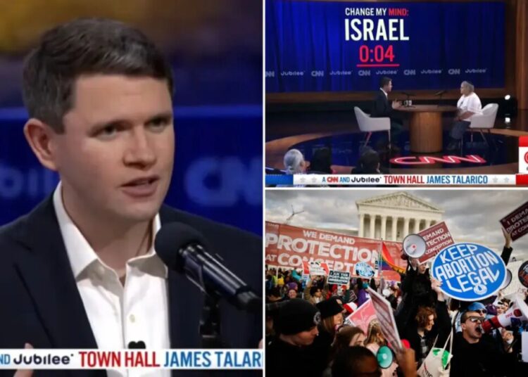 James Talarico ruthlessly fact-checked by voter after claiming Bible is ‘silent’ on abortion at CNN town hall