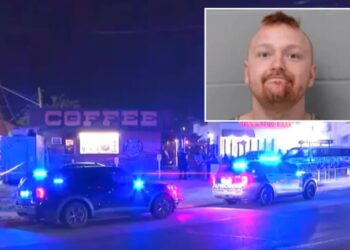 Texas man dressed as zombie allegedly stabs two in coffee shop, flees and hits robotaxi