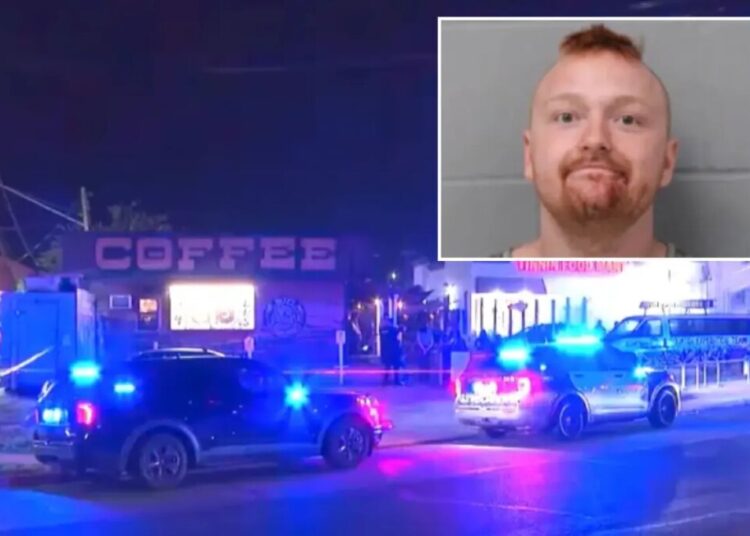 Texas man dressed as zombie allegedly stabs two in coffee shop, flees and hits robotaxi