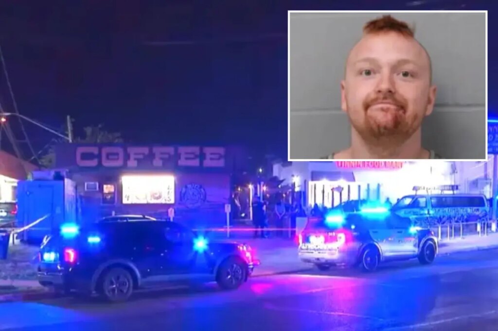 Texas man dressed as zombie allegedly stabs two in coffee shop, flees and hits robotaxi