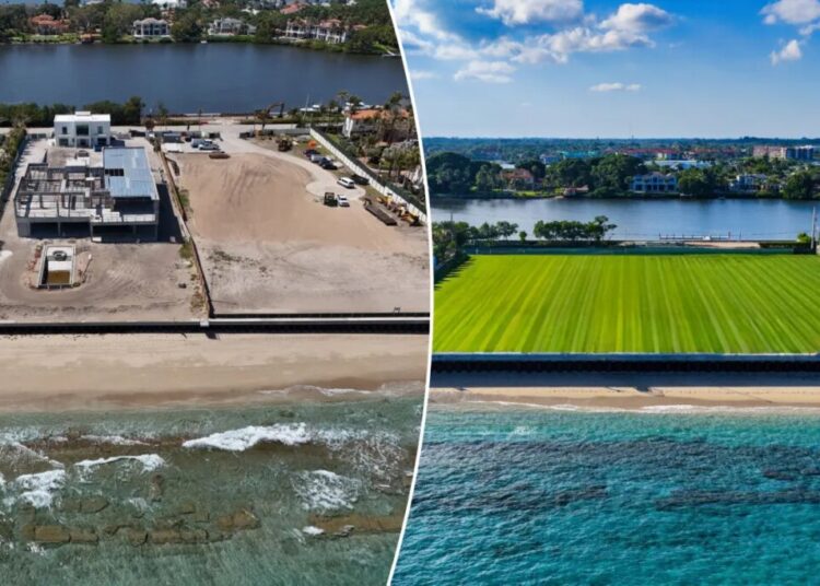 Billionaires are buying $100M mansions just to tear them down — all in 1 famed Florida enclave