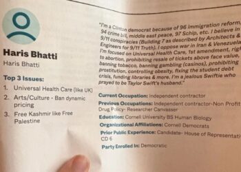 NYers perplexed by voting mailer touting candidate who ‘prayed to be Taylor Swift’s husband’
