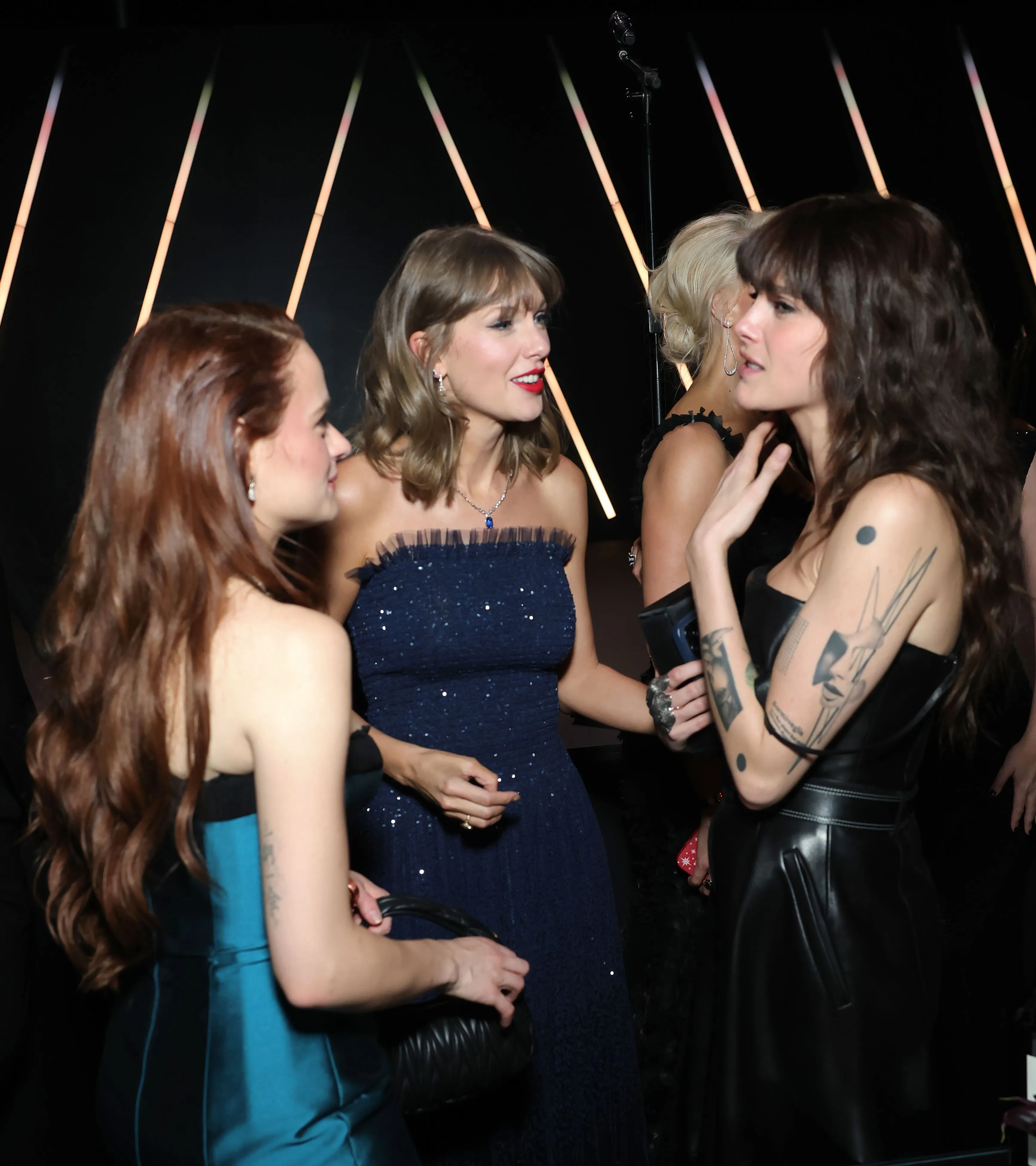 Joey King, Taylor Swift and Cara Delevingne attend the Academy Museum 6th Annual Gala in Partnership with Rolex.