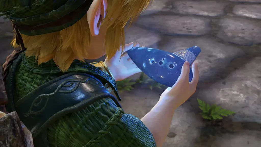 Ocarina of Time Remake Ocarina Close Up