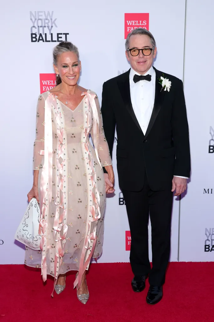 Sarah Jessica Parker and Matthew Broderick attend the New York City Ballet Fall Fashion Gala.