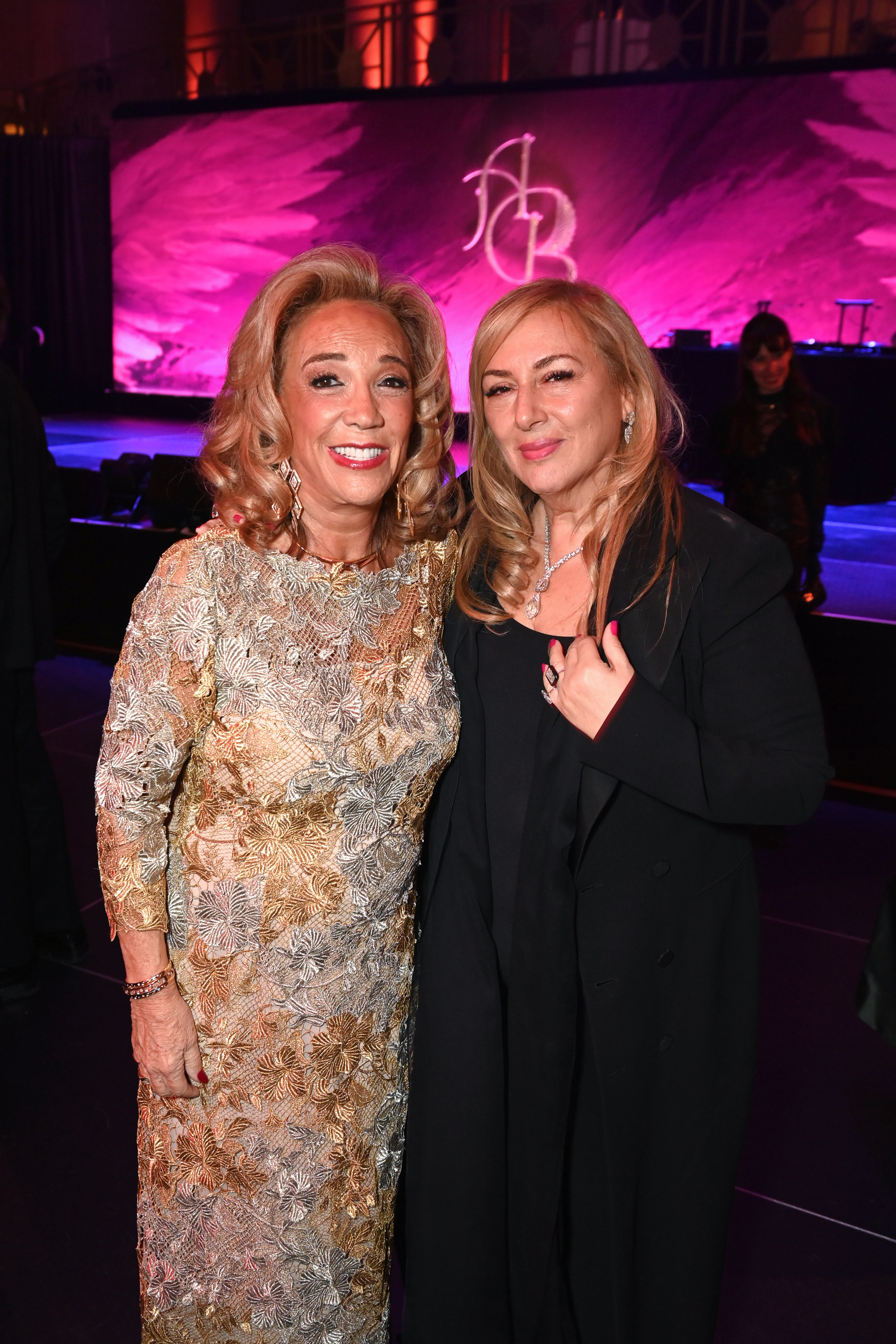 Denise Rich and Lorraine Schwartz attend the Angel Ball.