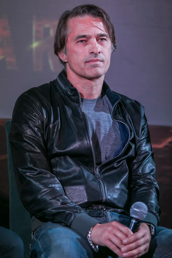 Actor Olivier Martinez at a press conference for the National Geographic series