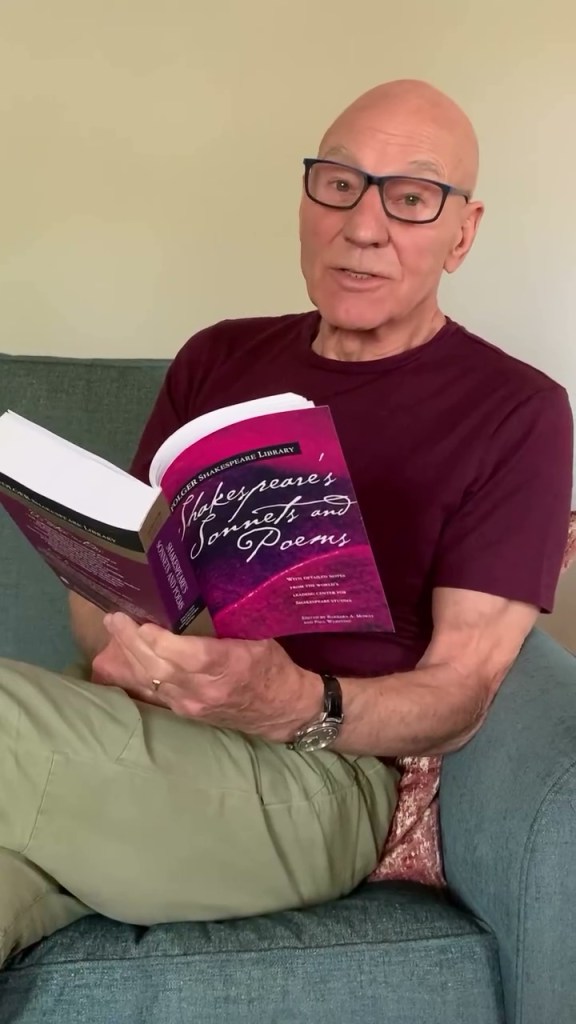 Patrick Stewart reading