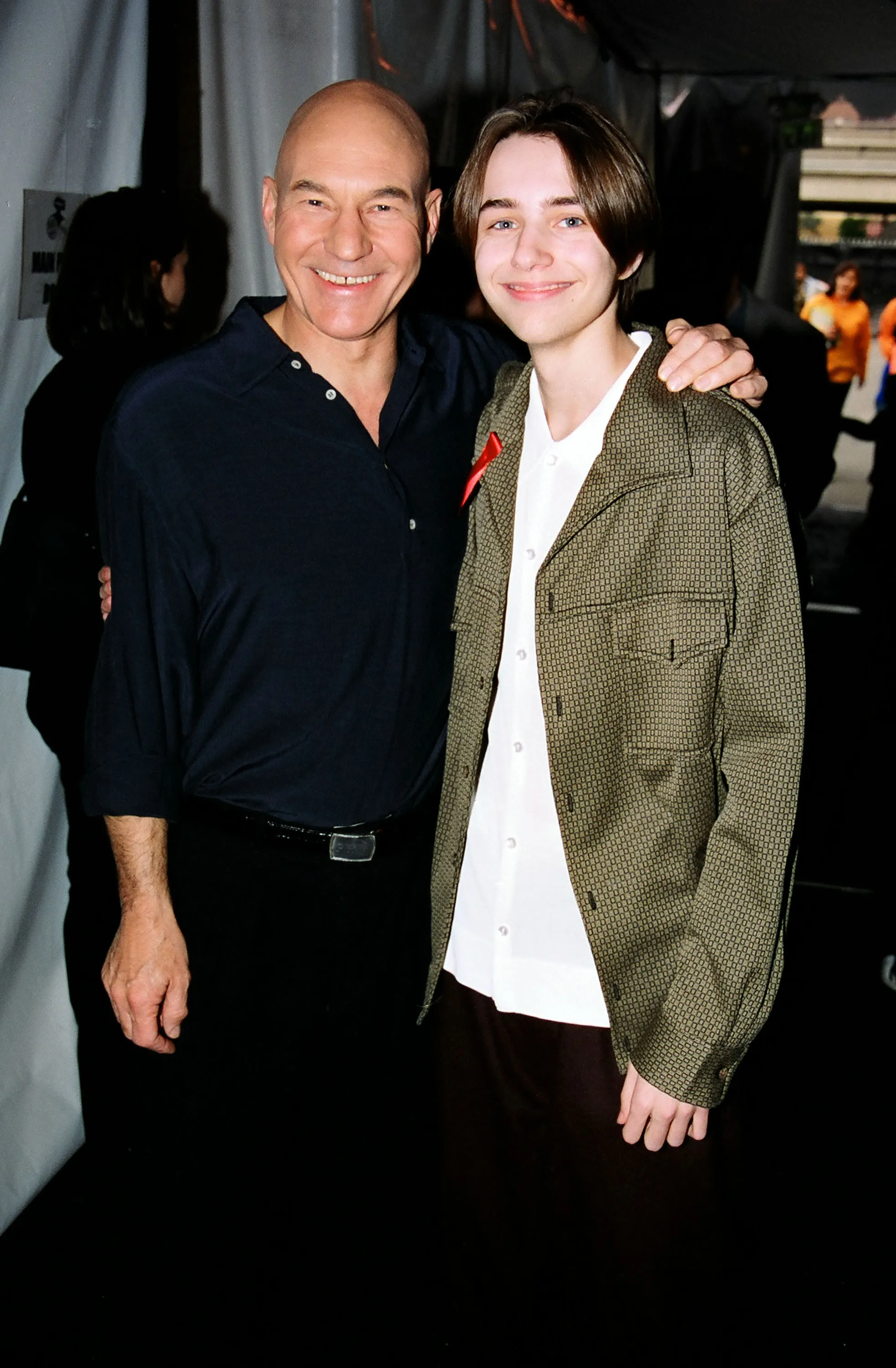 Patrick Stewart and his son Daniel Stewart.