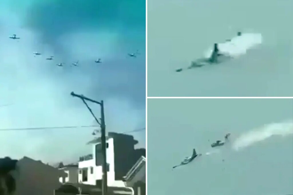 2 Philippine air force planes collide during training flight, killing all 4 pilots