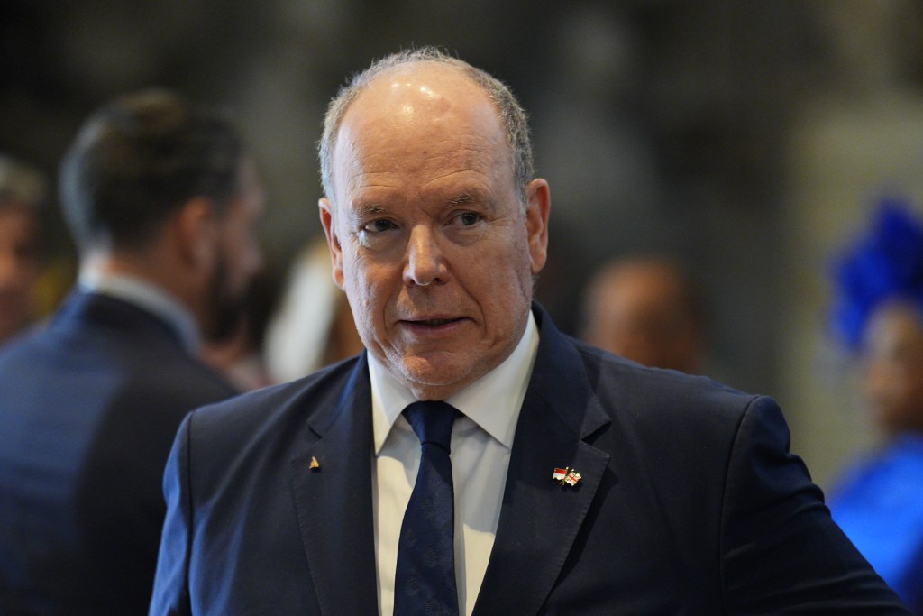 Prince Albert of Monaco attends the Commonwealth Day Service at Westminster Abbey in London.