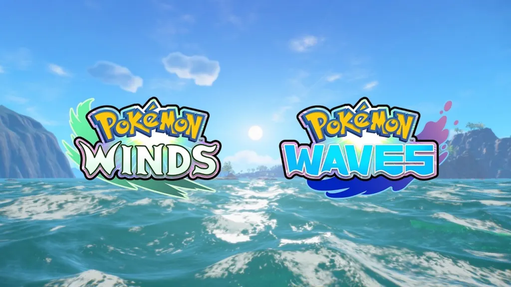Pokémon Winds and Waves Logo Water