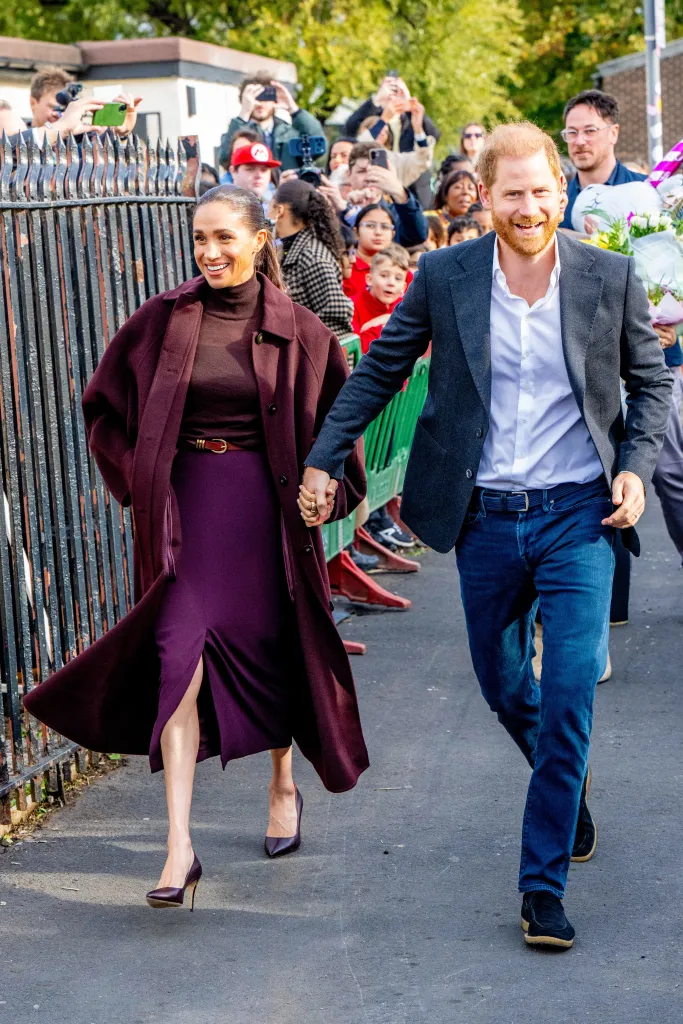 Prince Harry and Meghan Markle visit the Community Recording Studio in Nottingham, UK.
