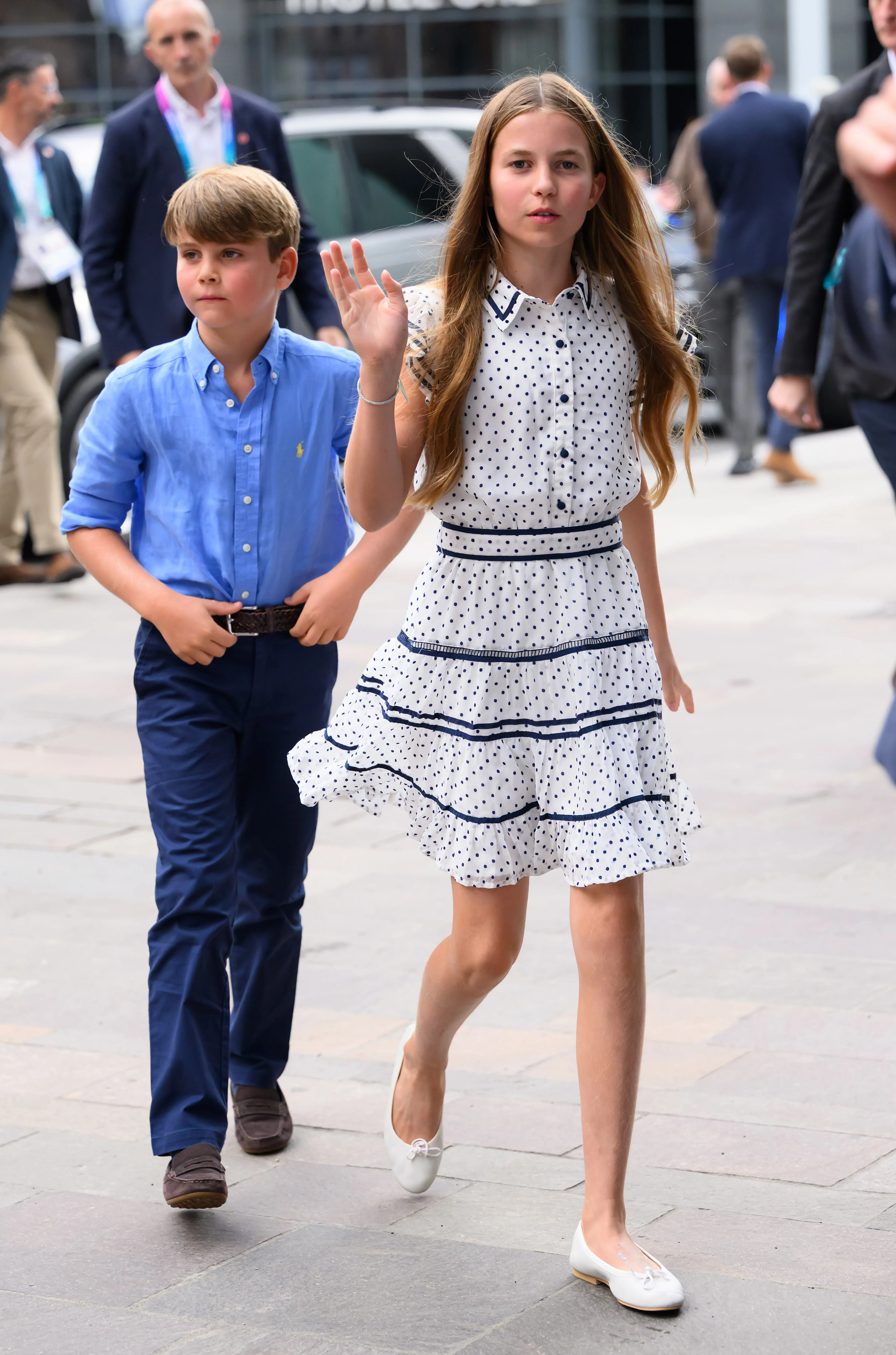 Prince Louis and Princess Charlotte