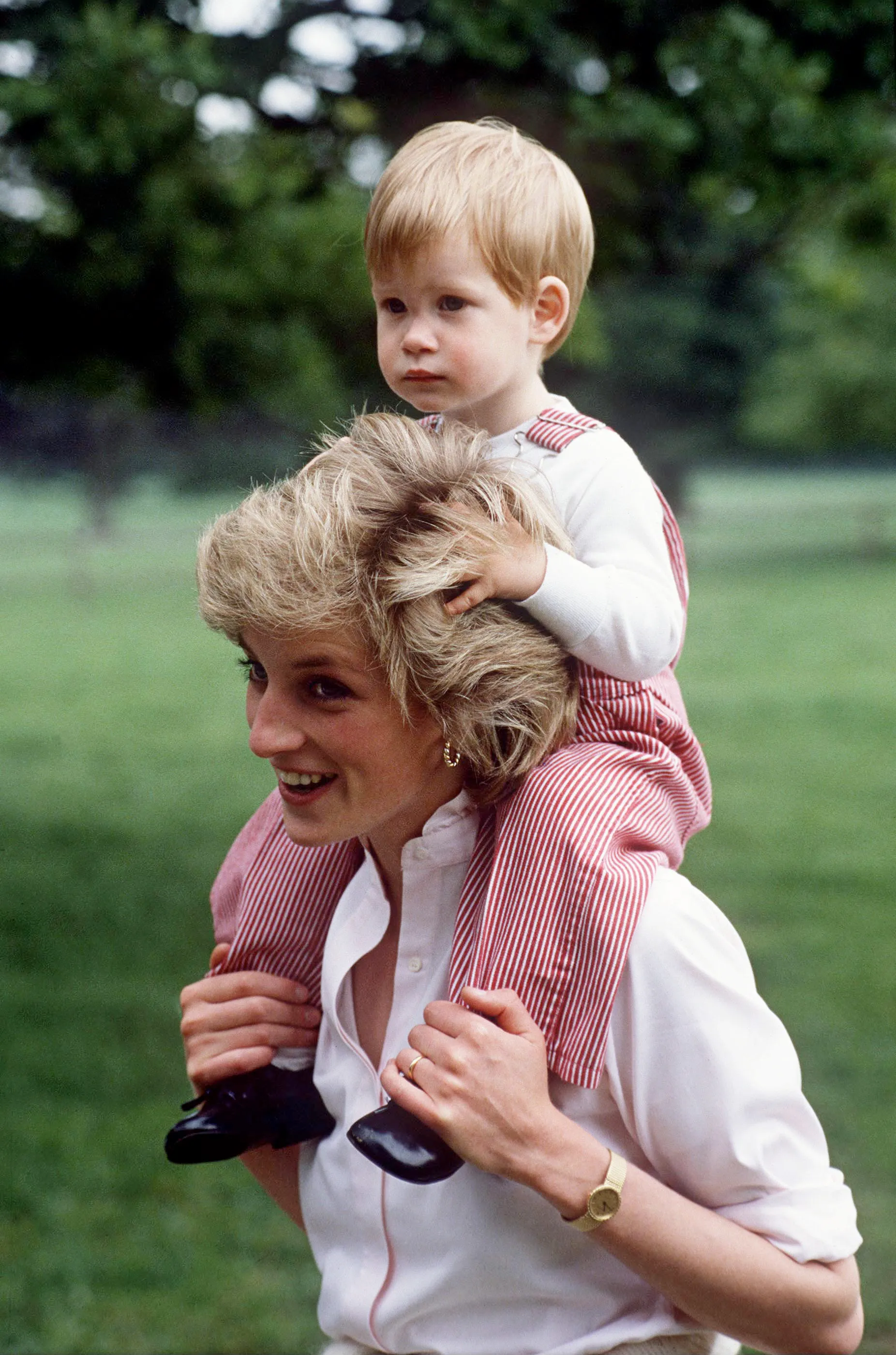 Princess Diana with Prince Harry