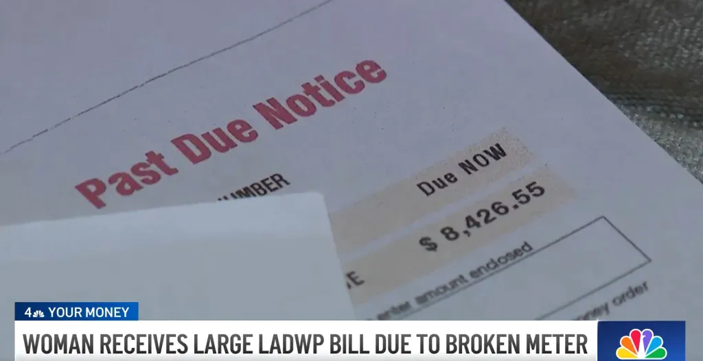 An LADWP representative eventually told the family that the meter had been broken for those three years and they had not been charged for their water, but that the couple still had to pay for what they had used.
